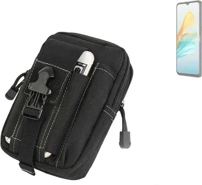 Produktbild von K-S-Trade Gürtel Tasche kompatibel mit ZTE Blade A53 Gürteltasche Holster Schutz Hülle Handy Hülle Smartphone outdoor Handy-Hülle schwarz