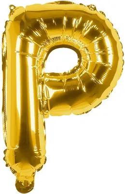 Produktbild von Folienballon P gold 36 cm