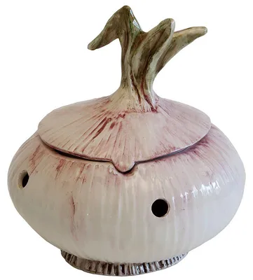 Produktbild von Zwiebeltopf in Zwiebelform CIPOLLA H. 22cm handbemalte Keramik Virginia Casa