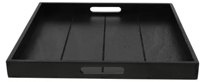 Image de Plateau de jeu Countryfield carton carré Claudina 40cm noir