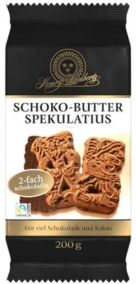 Zdjęcie produktu dla Lambertz Speculoos Chocolate Shortbread z masłem czekoladowym 200g