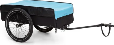 Obrázok produktu pre Klarfit nákladný príves na bicykel s 2 kolesami a krytom proti dažďu, vodotesný