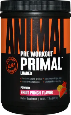 Produktbild von Universal Nutrition Animal Pre Workout Primal Loaded Powder Fruit Punch