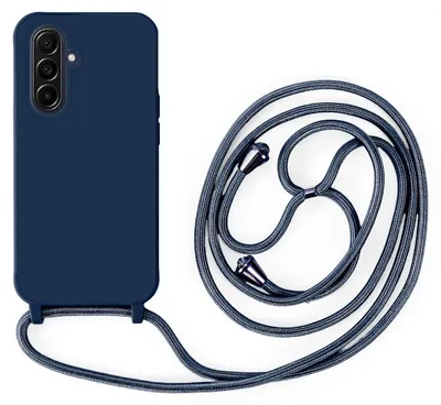 Produktbild von Handykette für Samsung Galaxy A57 Hanyhülle mit Band Hülle mit Kodel Smartphone Halskette Blau