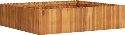 Produktbild von Garten-Hochbeet 100 x 100 x 25 cm Massivholz Akazie