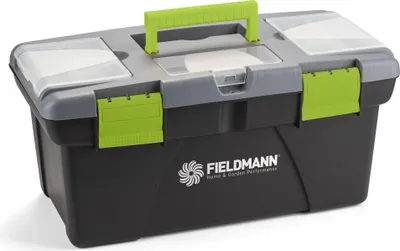 Produktbild von Fieldmann FDN 4116, Werkzeugkasten, Kunststoff, Schwarz, Grün, Grau, Transparent, 415 mm, 210 mm, 190 mm