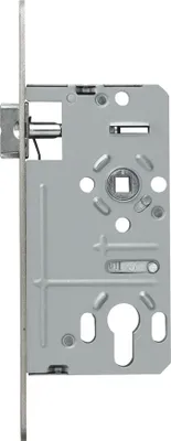 Produktbild von ABUS Einsteckschloss PZ2 universal S für Wohnungstüren (DIN L/R) silber, 58393
