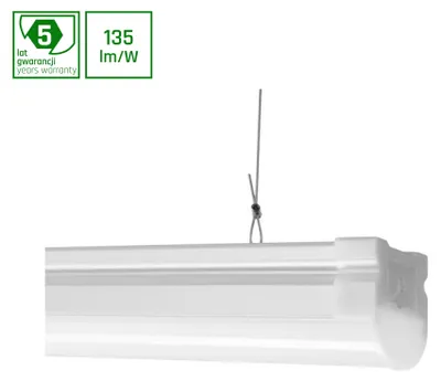 Obrázek produktu pro LED svítidlo LIMEA SLIM pro vlhké prostory, délka 170 cm, výkon 60 W, teplá bílá barva, hermetické, bílé