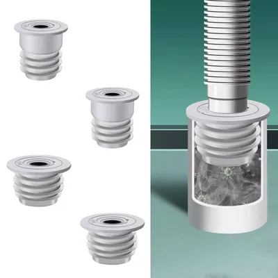 Immagine prodotto di Set di 4 tappi in silicone per tubi di scarico