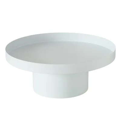 Zdjęcie produktu dla Metalowa taca na stópce SAMONA, Ø 25 cm