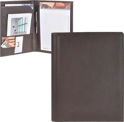 Produktbild von Sonnenleder Schreibmappe Leder Tolstoi A4 mocca