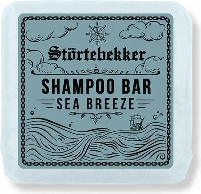 Produktbild von Störtebekker Festes Shampoo Sea Breeze - Handgefertigtes, veganes Shampoo für Herren & Damen - Wohlduftende Duschpflege für Haut und Haar