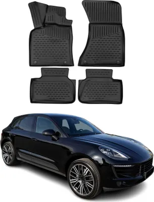 Image de 2014-2023 Porsche Macan Tapis de sol TPE noir 4 pièces