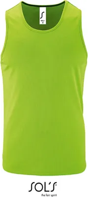 Obrázek produktu pro SOLs 02073 | Pánské sportovní tílko Sporty - barva: neonově zelená - velikost: XXL