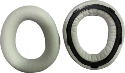 Immagine prodotto di INF Cuscinetti di ricambio bianchi in pelle proteica per Beyerdynamic AVENTHO 300 (2 pezzi)