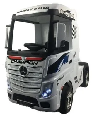 Produktbild von Mercedes Actros - Kinder Elektroauto - 12V - mit Fernbedienung - 4x4 - Weiss
