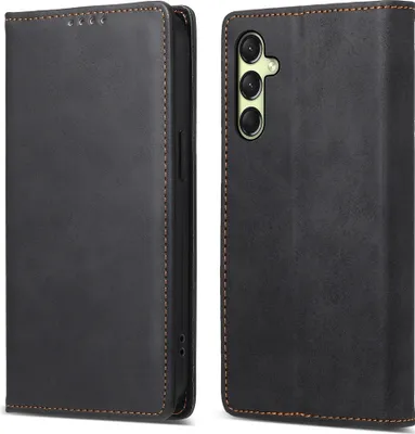 Produktbild von Mobigear Wallet  Samsung Galaxy A16 Hülle Klapphülle Geldbörse - Schwarz
