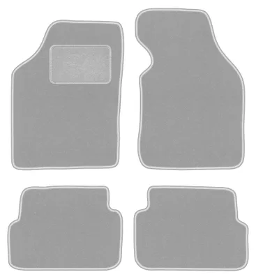 Image de Tapis de sol en moquette pour Mazda Demio 1996-2003 (à hayon) – jeu 4 pièces, gris, sur mesure – Wielganizator OSLO
