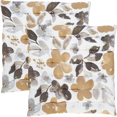 Produktbild von REDBEST Stuhlkissen 2er-Pack beige-grau 40x40x3 cm
