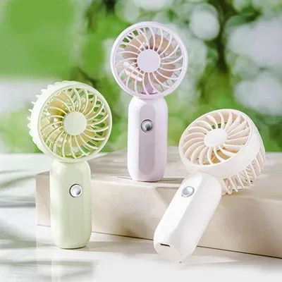 Produktbild von 3-teiliger kleiner tragbarer Tischventilator mit leichtem Design und leisem Betrieb