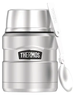 Obrázok produktu pre THERMOS 4001.205.047 STAINLESS KING nádoba na potraviny, 0,47 l, strieborná