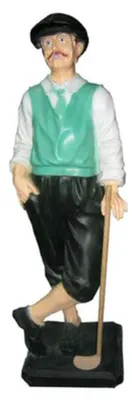 Image de Joueur de golf Déco Statue Statue 60 cm Statues Statues Nouveau P11