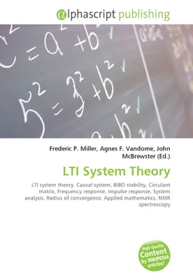 Produktbild von LTI System Theory