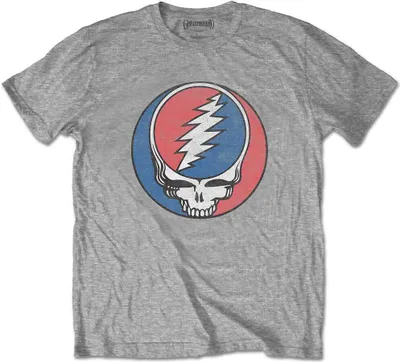 Obrázek produktu pro Grateful Dead - steal your face classic uni tričko X-small - šedé