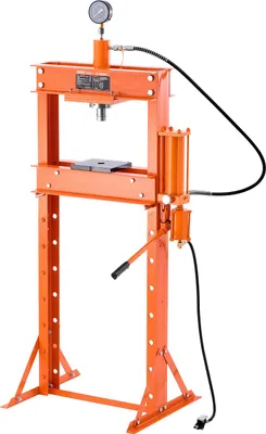 Image de Presse d'atelier hydraulique VEVOR 20 t (cadre H) avec plateau de presse, presse hydraulique réglable (cylindre max. 14 cm) avec support triangulaire, convient pour le pliage & le dressage & le poinçonnage Orange