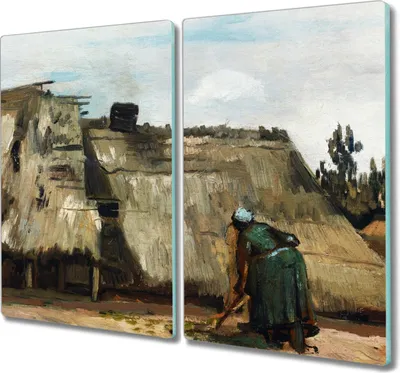 Produktbild von Coloray Hackbrett Kochplattenabdeckung Herdabdeckplatte 2x30x52 cm Schneidebrett Küchenbrett - Dorfhäuser