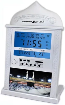 Produktbild von Islamische Gebetsuhr mit LCD und Alarm für Zuhause