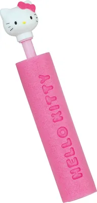Produktbild von Happy People - Wasserspritze - Hello Kitty Foamshooter mit 3D Kopf (26cm) Wasserpistole