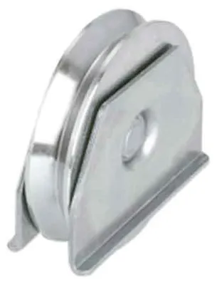 Productafbeelding van Wiel met zijsteun voor poorten, type "Y", met 2 lagers, diameter 140 mm