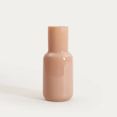 Zdjęcie produktu dla HOMLA Wazon BELLY szklany beżowy 8,9x21 cm