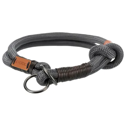 Obrázek produktu pro Trixie BE NORDIC Zug-Stopp-Halsband - dunkelgrau - 45 cm