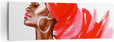 Produktbild von Bild auf Leinwand - Leinwandbild - frau modern - 160x50cm - Wand Bild - Wanddeko - Wandbilder - Leinwanddruck - Bilder - Kunstdruck - Wanddekoration - Leinwand bilder - Wandkunst - AB160x50-3497