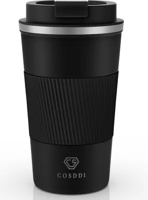 Image de CS COSDDI Tasse isotherme en acier inoxydable 510 ml Tasse isolante sous vide pour voiture Café Tee Mug