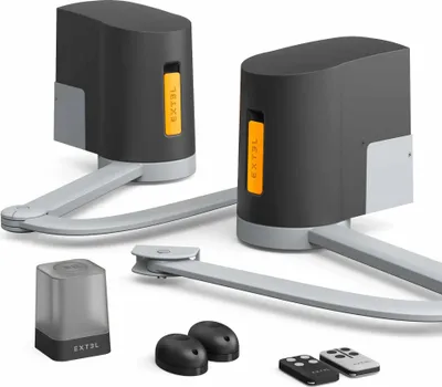 Productafbeelding van ORNO Aandrijving voor dubbele poort, scharnierend, EXTEL, 250 kg, met Wi-Fi