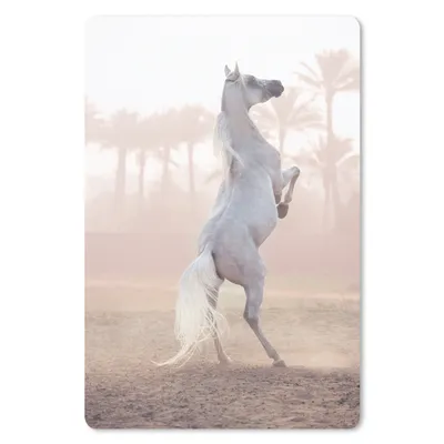 Produktbild von MuchoWow® Mauspad Mousepad Pferd - Sand - Palme 18x27 cm - Mousepads - Maus Mat - Pad - Mausunterlage