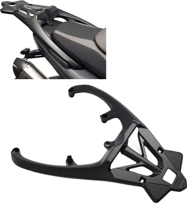 Immagine prodotto di Portapacchi posteriore per moto, lega di alluminio, supporto stabile, ripiano portaoggetti, per Tmax 530 dal 2012 al 2016
