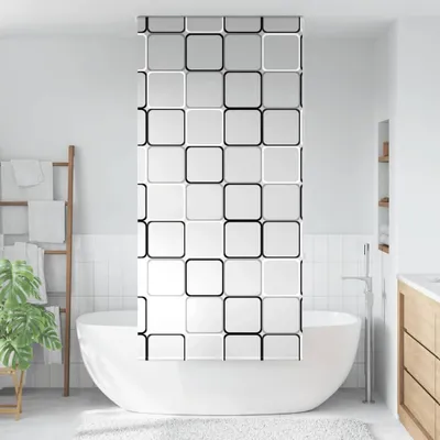 Image de Store de douche 110x240 cm Largeur du tissu 106 cm, Stores Design Meubles