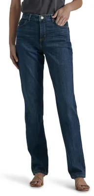 Zdjęcie produktu dla Spodnie jeans "Ellis" marki Lee Damen, model "Monroe", o prostym kroju nogawki i luźnym fasonie, optycznie wyszczuplające
