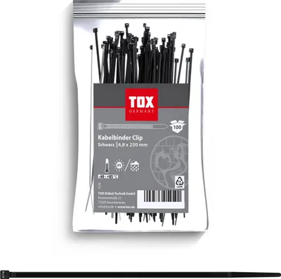 Produktbild von Kabelbinder Clip 4,8x250 (100 Stk.)