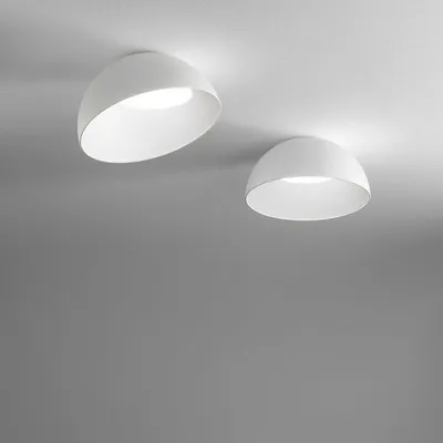 Zdjęcie produktu dla Corolla Metal Nowoczesna Lampa Sufitowa Biała Led 24W 3000K Ip20
