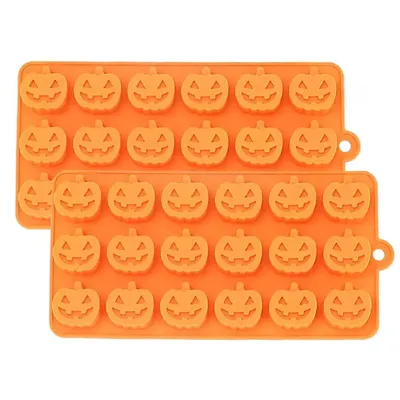 Produktbild von Mini Kürbis Silikonbackform Halloween Gummibärchen Menge: 2