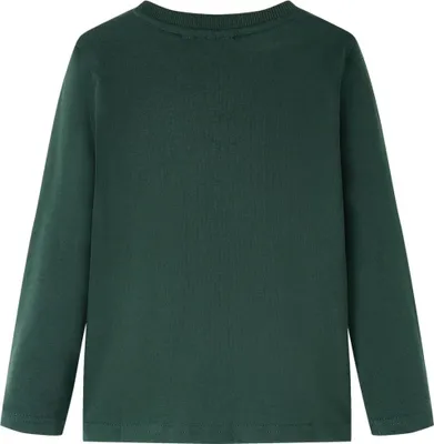 Immagine prodotto di Maglietta da Bambino a Maniche Lunghe Verde Scuro 116