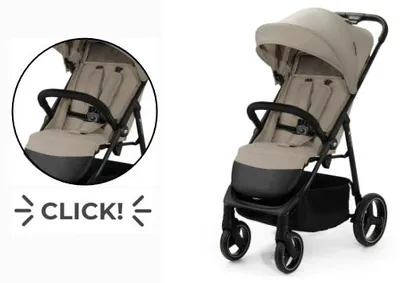 Immagine prodotto di Kinderkraft TRIG 3, passeggino leggero, colore grigio granito