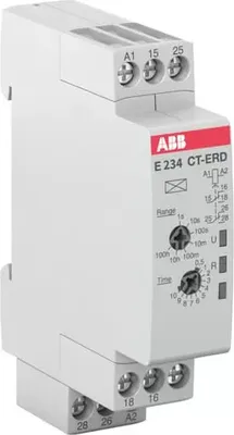 Image de ABB STOTZ-CONTACTS Zeitrelais 24-48VDC, 24-240VAC CT-ERD.22 (1SVR500100R0100)