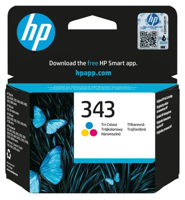 Obrázok produktu pre Atramentová kazeta HP č. 343 C8766EE (C/M/Y) (cca 330 strán)