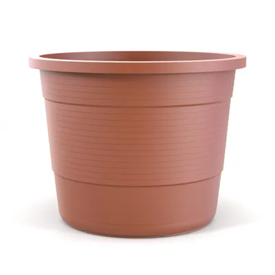 Produktbild von Plastard Blumentopf Terra Ø 54 cm Terrakotta wetterfester Pflanzkübel mit Überlauf